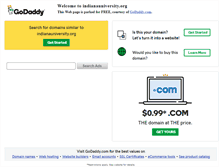 Tablet Screenshot of indianauniversity.org
